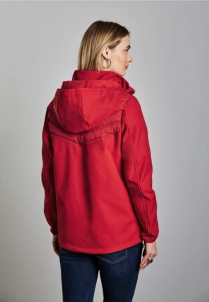 Chaqueta roja capucha - Imagen 5