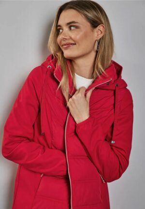 Chaqueta roja capucha - Imagen 3