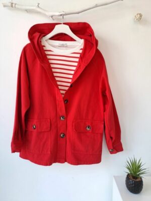 Sudadera rayas rojo - Imagen 2