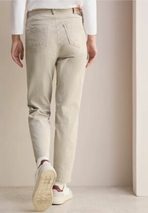 Pantalón rayas beige - Imagen 4