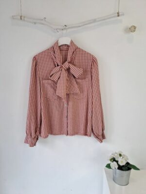 Camisa vichy teja - Imagen 2