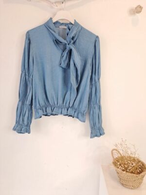 Blusa lazo gomita - Imagen 2