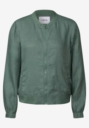 Chaqueta lino verde salvia - Imagen 4