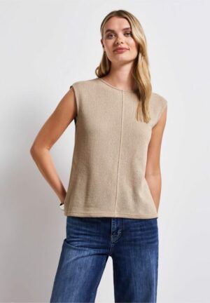 Top punto beige