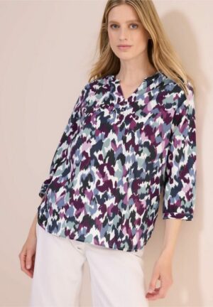 Blusa estampada pico
