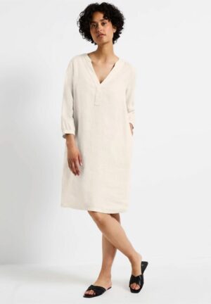 Vestido túnica arena