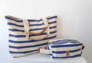 Neceser rayas marino - Imagen 3