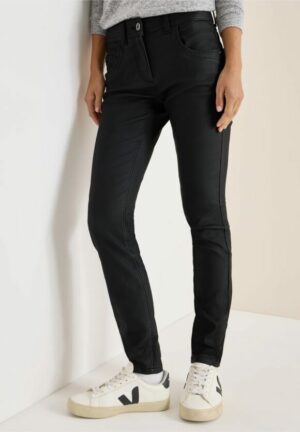 Pantalón encerado negro