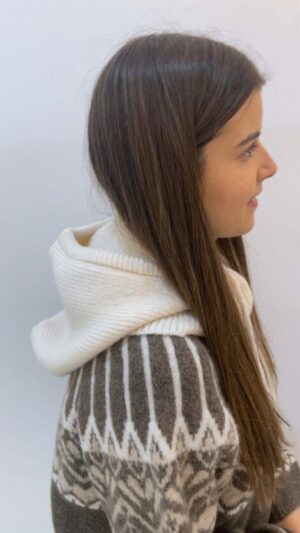 Balaclava clásica marfil