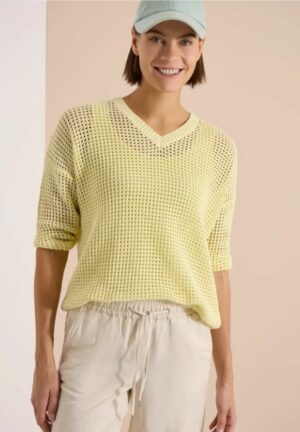 Jersey crochet amarillo
