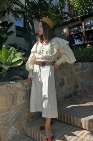 Boina Olivia dorada