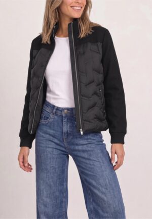 Chaqueta acolchada negra