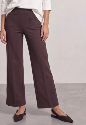 Pantalón elástico vino