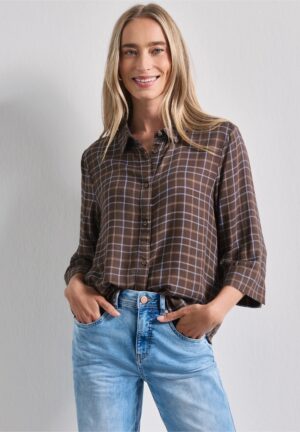 Camisa cuadros marrón