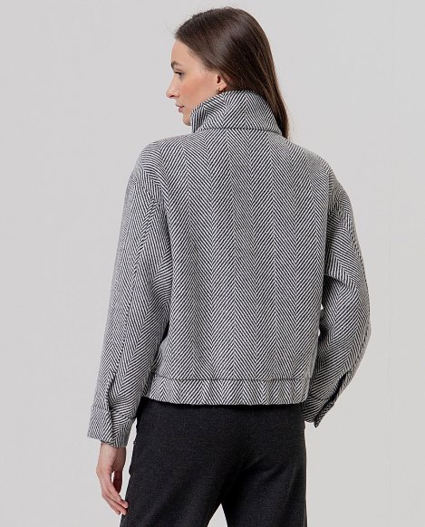Chaqueta espiga gris - Imagen 4
