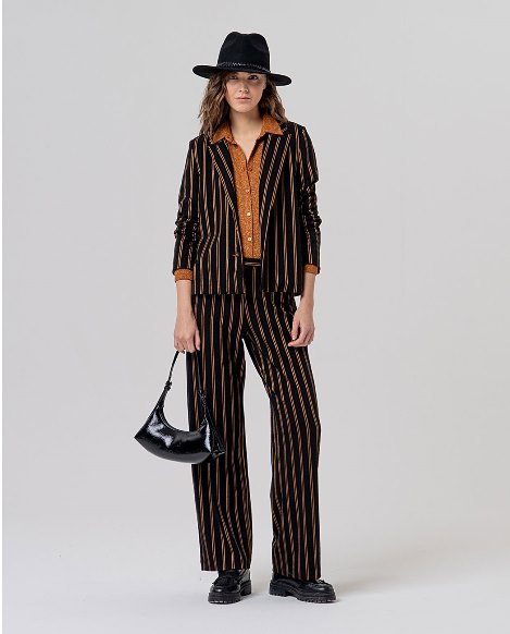 Pantalón negro rayas - Imagen 3