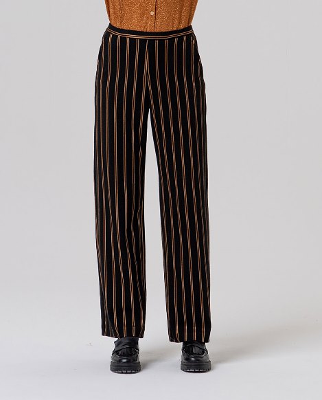 Pantalón negro rayas - Imagen 2