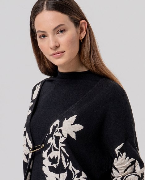 Kimono estampado negro - Imagen 2