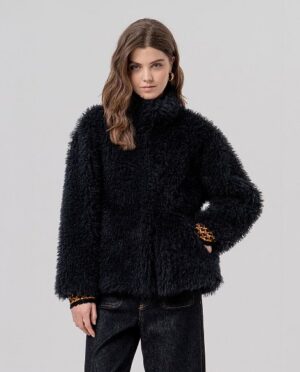Chaqueta pelo negro