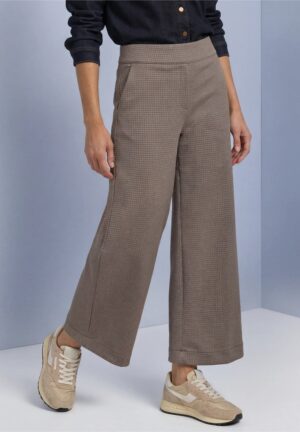 Pantalón culotte topo