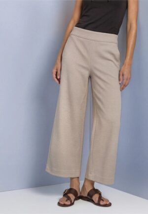 Pantalón culotte beige