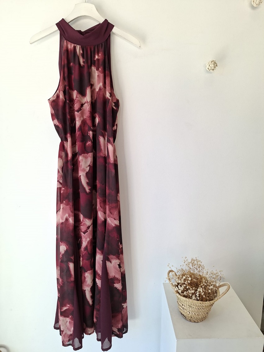 Vestido Amanda vino