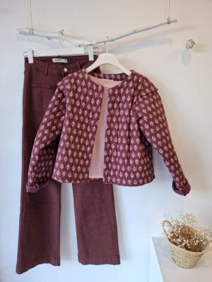 Chaqueta Celia burdeos