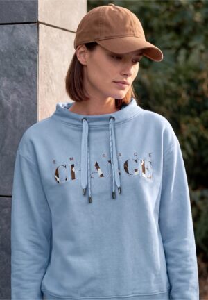 Sudadera celeste CHANGE