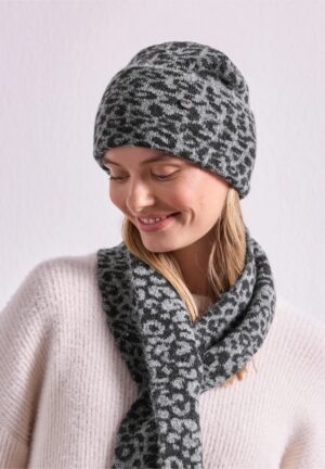 Gorro print gris