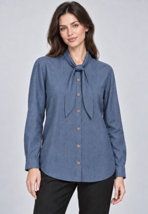 Camisa denim lazo