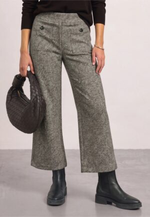 Pantalón jaspeado botones