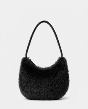 Bolso hombro pelo negro