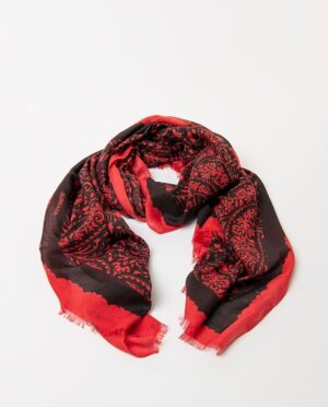 Pañuelo estampado rojo