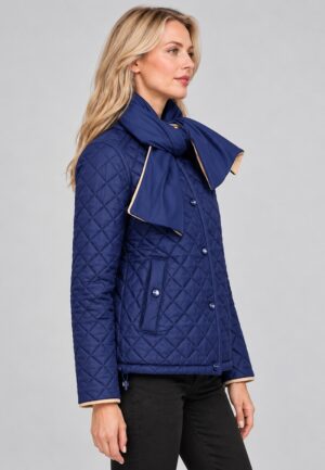 Chaqueta reversible cuello marino